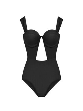 Arabella London The Bustier Bodysuit Campania Black